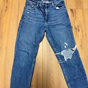 Abercrombie & Fitch High Rise Blue Jeans